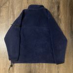 Vintage Navy Blue Fleece Quarter Zip Size L Photo 4