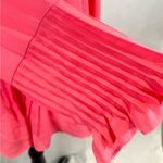 The Limited pink vneck pleated blouse top size XL Photo 2