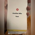 Lululemon NWT  ANOTHER MILE VEST Photo 2