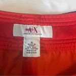 Armani Exchange Sz 4 Red Silk Blend Wide Leg Pants Photo 10