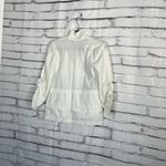 XCVI White Lightweight Button Front Jacket Women’s S Ruched Pockets Cropped Photo 8