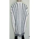 American Eagle AEO Short Sleeve Oversized Fringe Knit Shawl Cardigan Photo 5