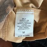 Akira Chicago Black Label Lace Blouse 3/4 Sleeve Black and Tan Size Medium Photo 3