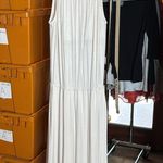 Victoria's Secret Victoria’s Secret Midi Dress Lacy Scoop Neck Built In Bra Cream Size Small Photo 8