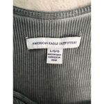 American Eagle  Women's Green Knee Length V-Neck Dress Standard Size L Casual Photo 4