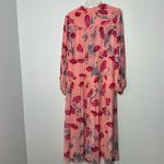 Diane Von Furstenberg  Link Pleated Ruffle Floral-Print Maxi Dress Photo 8