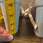 Silver High Heel Sandals NWOT Size 7 Photo 3