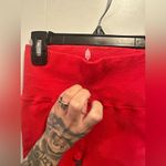 NWOT Free People Movement Good Karma Happiness Runs Ribbed Bike Shorts In Red Size undefined Photo 4