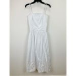 Madewell NEW Poplin Seamed Maxi Dress A Line Minimalist Cotton White US 0 Photo 6