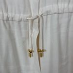 H&M White Tie Waist Collared Button Up Dress Classic Basic Minimal Preppy Photo 2