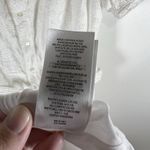 Polo Ralph Lauren Ruffled Linen Eyelet Lace Midi Dress Button Up Belted Size 4 White Photo 8