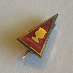 Kappa Alpha Sigma Phi Psi Fraternity Sorority Pledge Pin Red Photo 4