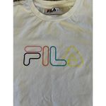FILA  White Tee shirt‎ size large Photo 1