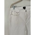 NWD J. Crew Flare Crop Mid Rise White Jeans Stretch Denim Women’s Size 31 Tall Photo 4