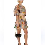 Zimmermann NWOT  Patchwork Puff Sleeve Mini Dress Photo 3