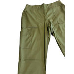 Landau Scrubs Womens Size Medium Proflex Flat Front Cargo Jogger Olive Moss NWT Green Photo 2