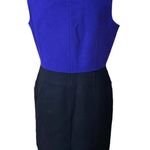 Talbots wool sleeveless colorblock dress with back invisible zipper size 12 Photo 2