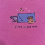 Life is Good  women’s girls night out short sleeve shirt size medium. Photo 1