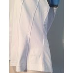 🆕 Bollé cap sleeve tennis top white blue gray scoop neck pullover medium Photo 4