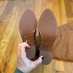 Seychelles  Women’s 7 Faux Suede Brown Knee High Heeled Boots Boho Western Photo 5