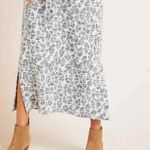 Anthropologie Dolan Left Coast Taleen Textured Leopard Print Midi Dress Size S Gray Photo 3