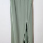 Lulus  Sage Green Formal Maxi Dress Size Small Wedding Guest Dress Photo 3