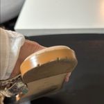 Charles David  Tan and Cream Sandals with Modern Straps Photo 8