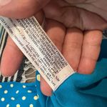 ZARA  // turquoise polka dot 1 puff shoulder knit size L Photo 13