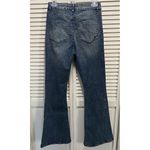 Indigo Rein Size 7/27 Mid Rise Flare Bell Bottom Jeans Dark Wash Button Fly NWT Photo 4
