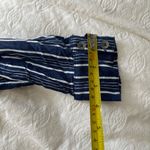 Roxy  Striped Blue & white Button-Up Shirt size 6 Photo 8