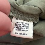 Caffe Marrakesh Cropped Pants Drawstring Stretch Utility Olive XL Green Photo 3