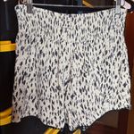 Three Dots  Animal Print Smocked Waist Flowey Shorts Size Large Photo 8