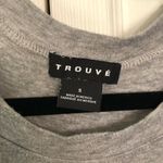 Trouve Heather Grey Long Sleeve Fitted Shirt Size S Gray Photo 1