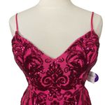 Windsor Pauline Fuschia Sequin Mermaid Formal Gown Photo 2