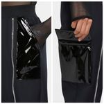 Nike  Sportwear Icon Clash Pants in Black Zippered Leg Pocket Detail Size M Photo 4