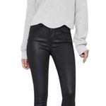 PacSun  Black Mid Rise Skinniest Coated Bodycon Jeans Womens 24 Photo 3