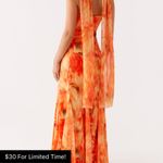 Peppermayo  Orange Maxi Dress Photo 2