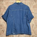 Westport  Womens Denim Jacket Blue Size 22/24 W Short Sleeve Casual Photo 3