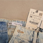 ZARA NWT!  High Rise Distressed Shirts Photo 3