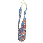 Sweet Storm  S Blue Floral Halter Keyhole Lined Maxi Sundress Summer Boho Y2K 90s Photo 2