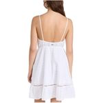 Maaji NWOT  Kamala White Quartz Eyelet Mini Beach Dress LARGE Photo 1