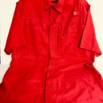 Reel Legends  Men's Vibrant Red Short Sleeve Jacket Photo 0