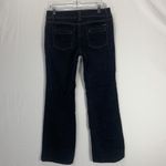 White House | Black Market WHBM Noir Denim Dark Wash Trouser Leg Lightweight Jeans Size 8 Regular Photo 6