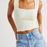 Free People Love Letter Cami in Ivory size M/L Photo 0