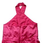 Cinq à Sept NWT Cinq a Sept Arianna in Pink Candy Silk Satin Halter Ruffle Dress 8 $595 Photo 7