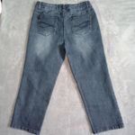 Relativity womans ‎ blue denim jean capri size 10 Photo 6