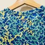 Columbia  pfg outdoor camo active tee womens aqua blue yellow medium Photo 2