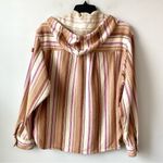 Roxy  Sunlight Rider Striped Hooded‎ Shirt Jacket Shaket XS Photo 6