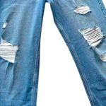Hollister  Medium Wash Wide Leg Trendy Jeans With Ripped Detailing + Slouchy Relaxed Fit  Photo 1