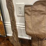 Charlotte Russe Vintage Knee-High Riding Boots in taupe brown Photo 3